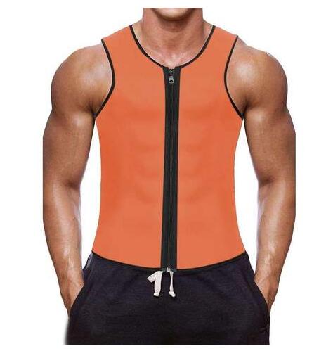 Men's Zipper Neoprene Sauna Vest