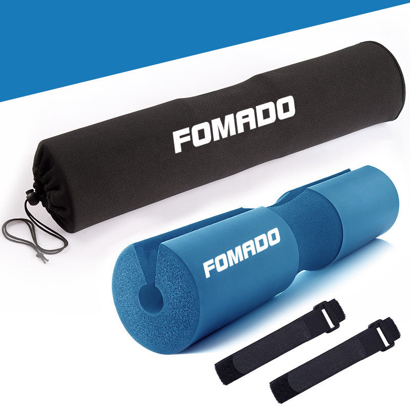 Barbell Squat Pad: Shoulder & Neck Bar Cushion - Blue
