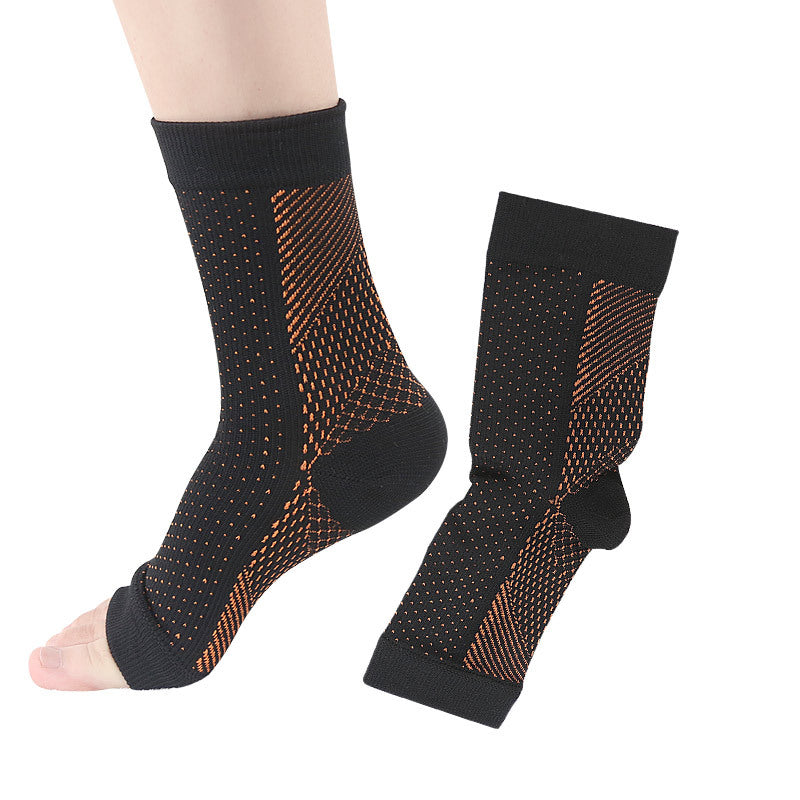 Compression Socks Foot Sleeve Relieve Swelling Open Toe Cycling