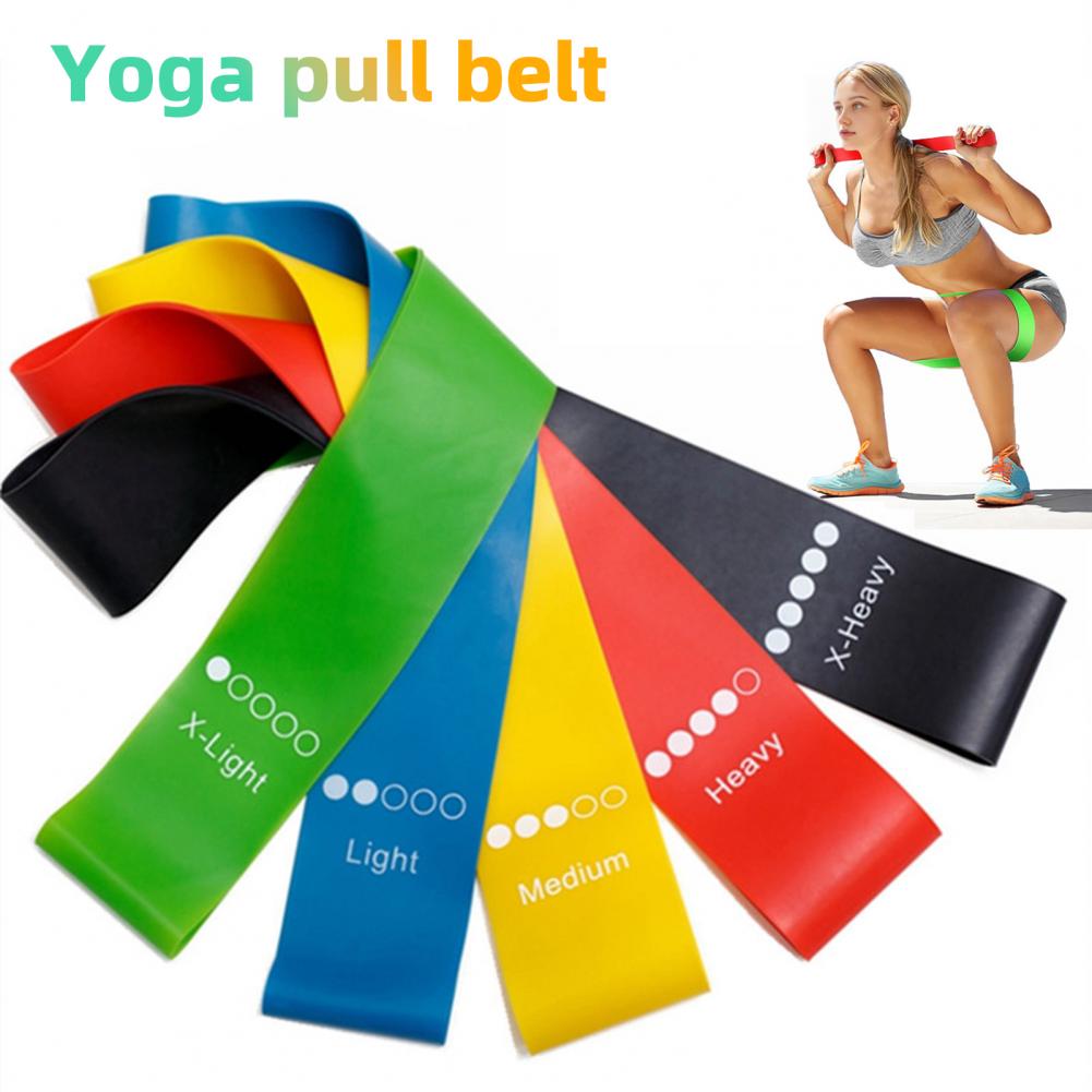 Latex Resistance Bands: 5 Levels