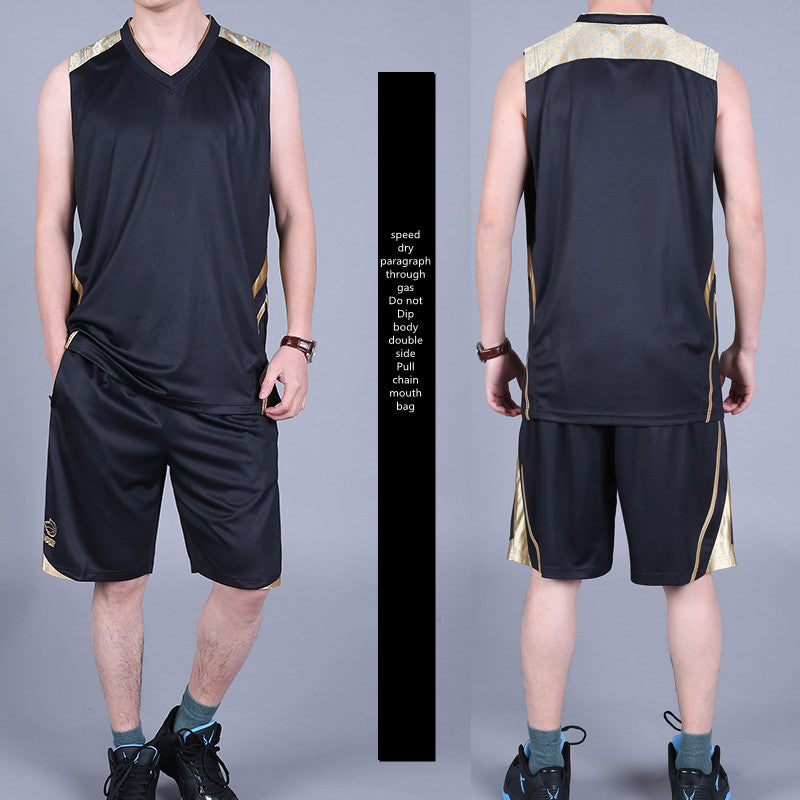 Basketball Sports Suit Men's Summer Casual Wear Sleeveless Thin Vest