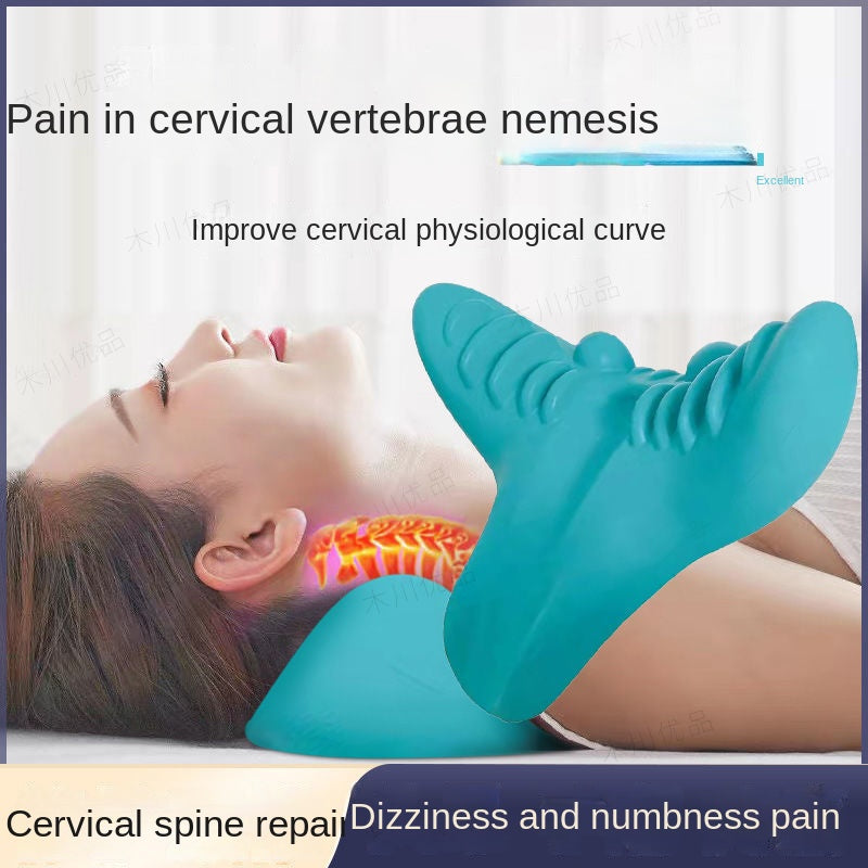 Cervical Neck Traction Pillow: Acupressure Relief