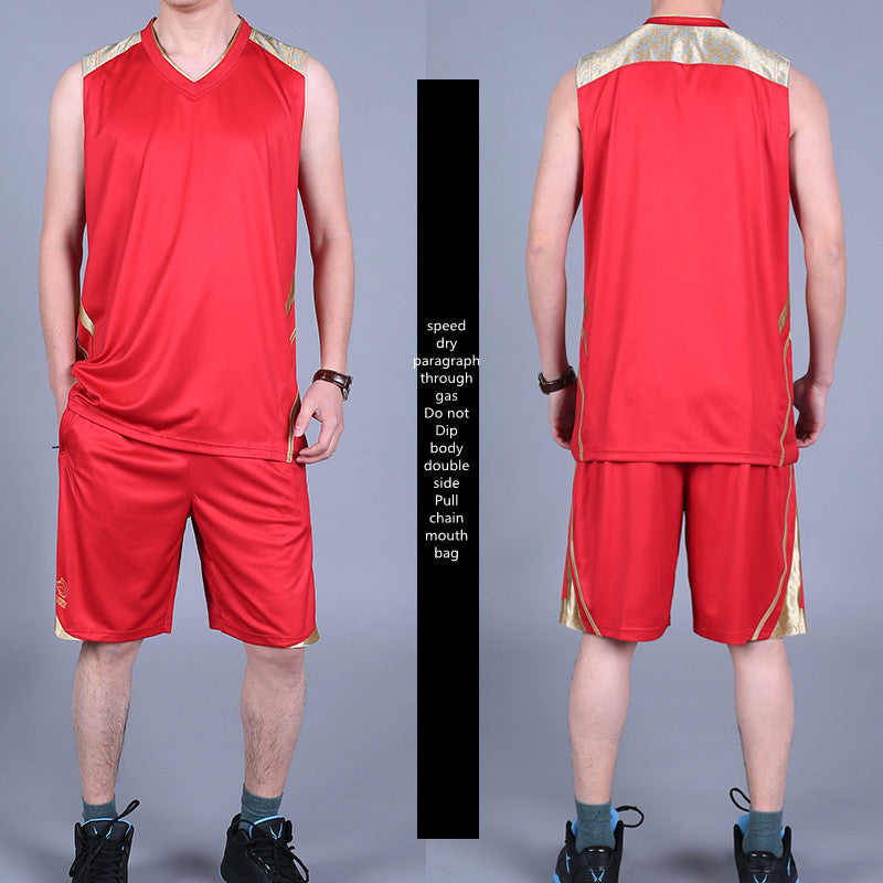 Basketball Sports Suit Men's Summer Casual Wear Sleeveless Thin Vest