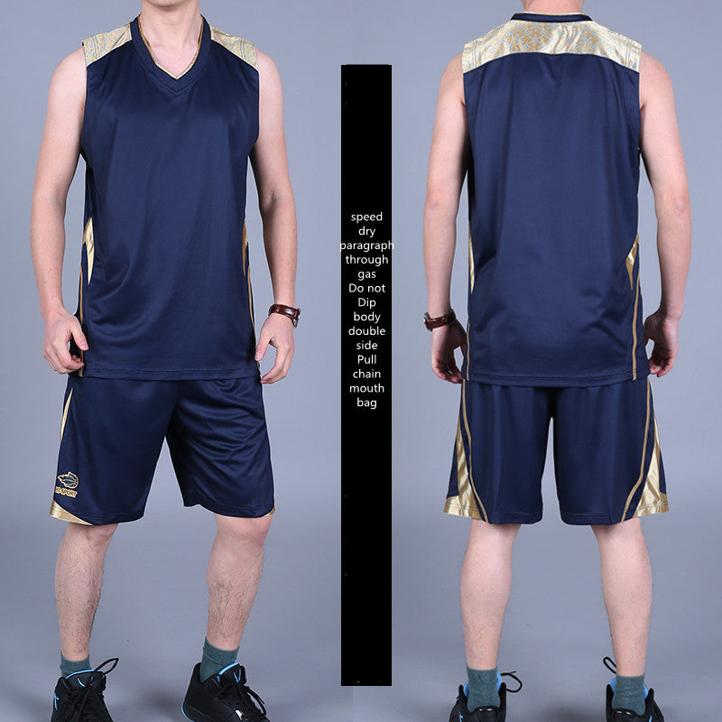 Basketball Sports Suit Men's Summer Casual Wear Sleeveless Thin Vest