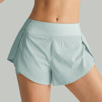 2-in-1 Active Shorts Women's Pocket Running Shorts