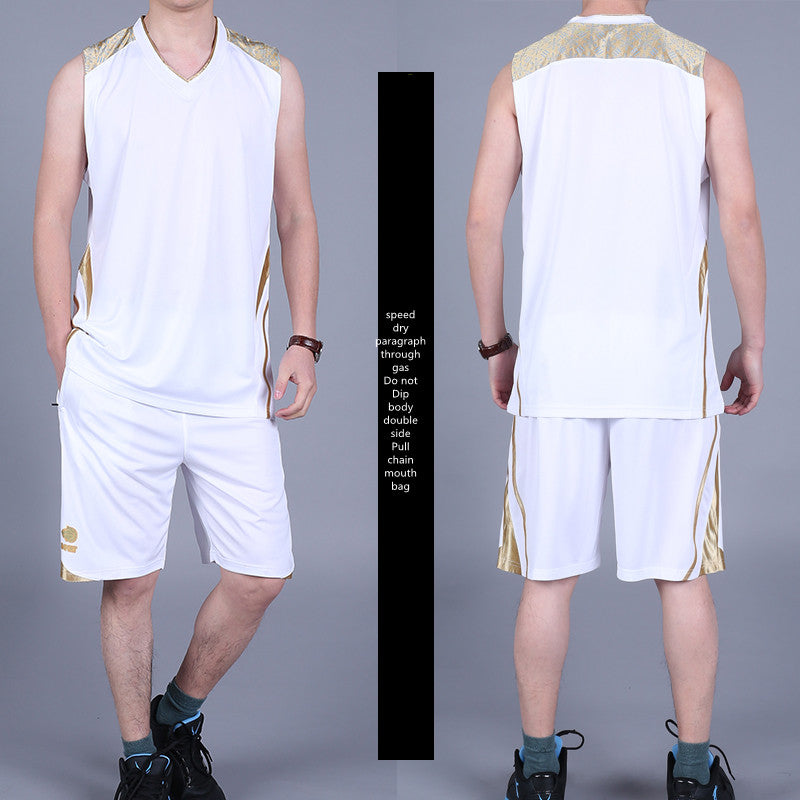 Basketball Sports Suit Men's Summer Casual Wear Sleeveless Thin Vest