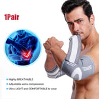 Adjustable Elbow Brace Compression Sleeve (Pair)
