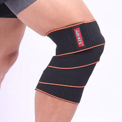 Compression Knee Wraps for Squats and Weightlifting