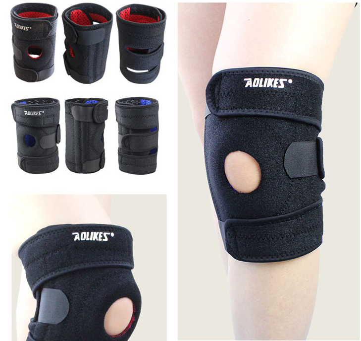 WizzFit Antiskid Sports Kneepad: Cycling and Basketball Support - Blue Right view