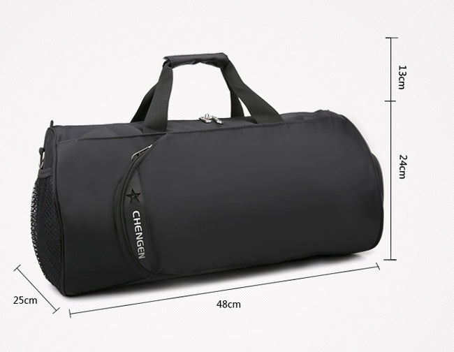 Waterproof Cylinder Sports Duffel Bag