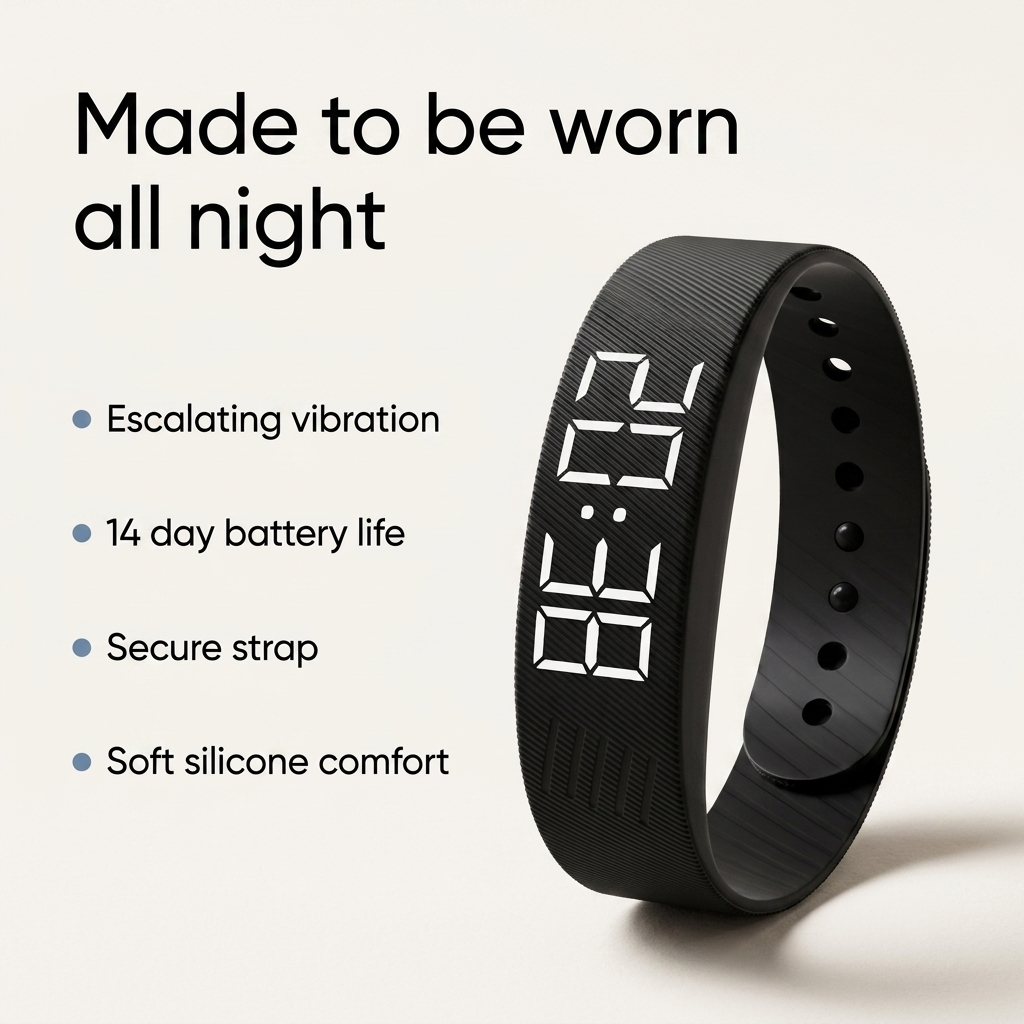 Hushwake Silent Vibrating Alarm Wristband