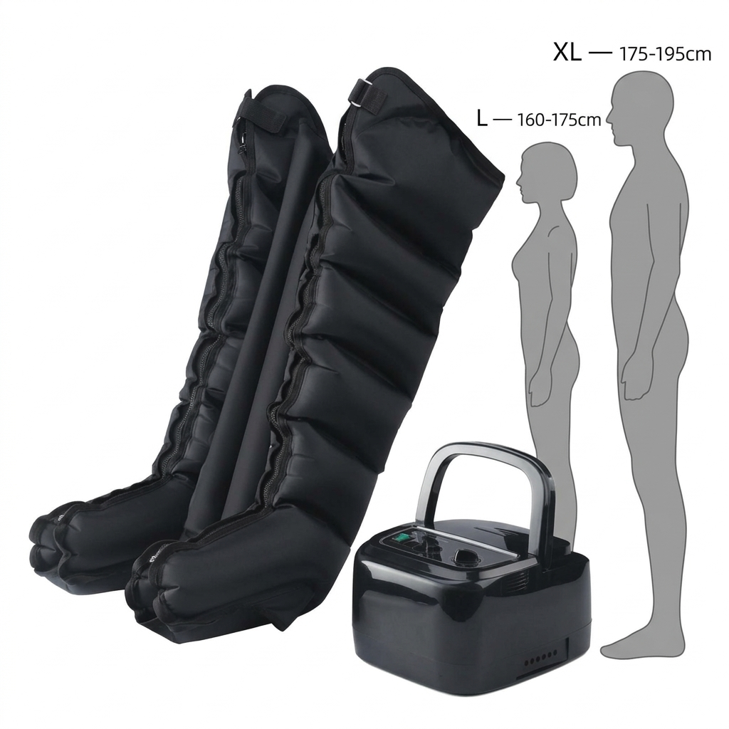 WizzFit Leg Compression Boots, 6-Chamber Recovery