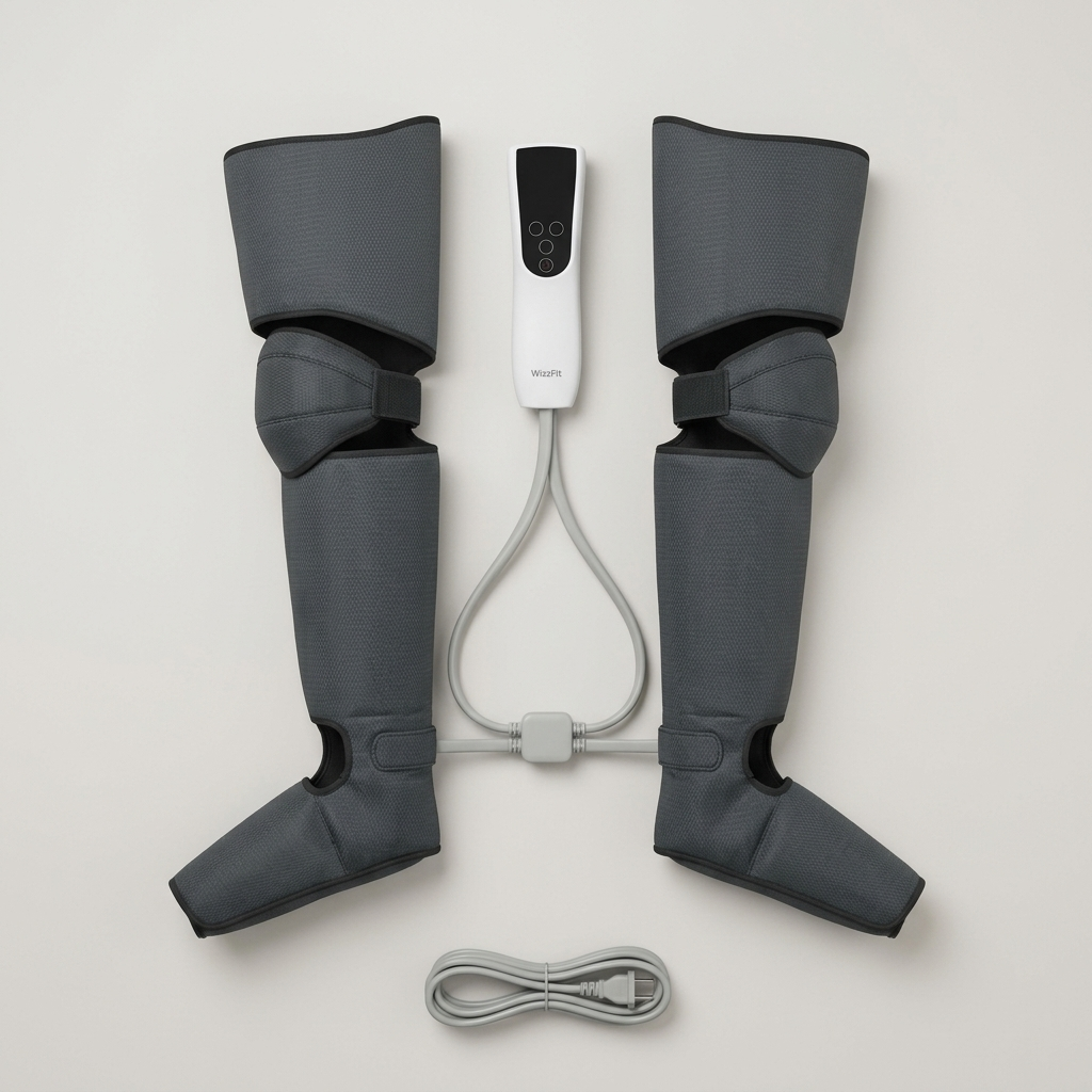 WizzFit Leg Massager Machine with Heat, 3-Speed