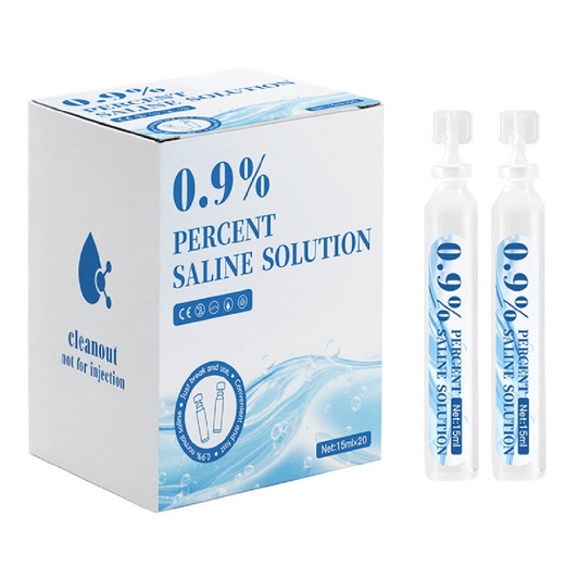 Sterile 0.9% Saline for Nebulizers - 20 Pack (15ml)
